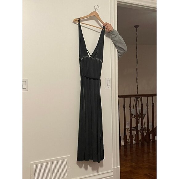 Friday's Project Dress Women Small Black Scoop Neck Belt Sleeve Less Comfortable - Picture 1 of 5